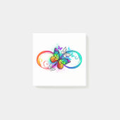 Helderheid met de regenboogvlinder post-it® notes (Voorkant)