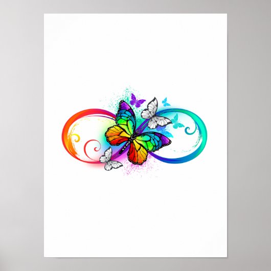 Helderheid met de regenboogvlinder poster (Voorkant)