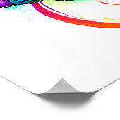 Helderheid met de regenboogvlinder poster (Hoek)