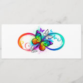 Helderheid met de regenboogvlinder programmakaart (Voorkant)