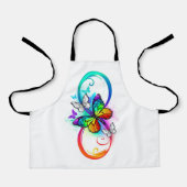 Helderheid met de regenboogvlinder schort (Voorkant)