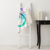 Helderheid met de regenboogvlinder sherpa deken (In situ)