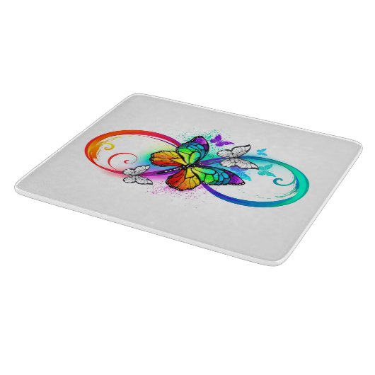 Helderheid met de regenboogvlinder snijplank (Hoek)