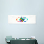 Helderheid met de regenboogvlinder spandoek (Beurs)