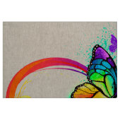 Helderheid met de regenboogvlinder stof (Fat Quarter)