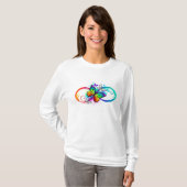 Helderheid met de regenboogvlinder t-shirt (Voorkant volledig)