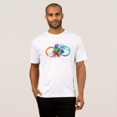 Helderheid met de regenboogvlinder t-shirt (Voorkant volledig)