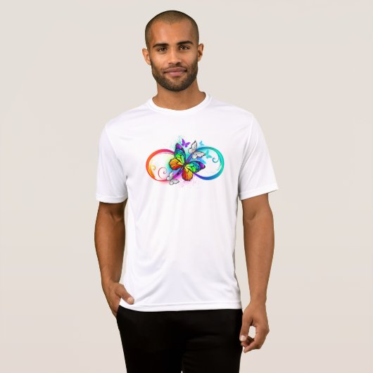 Helderheid met de regenboogvlinder t-shirt (Voorkant volledig)