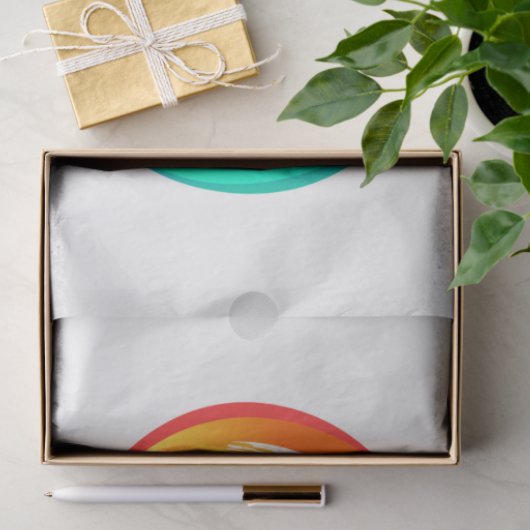 Helderheid met de regenboogvlinder tissuepapier (Geschenk)