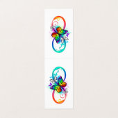 Helderheid met de regenboogvlinder visitekaartje (Buitenkant ongevouwen)