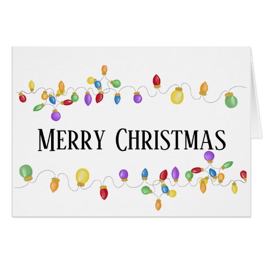 Helderheid met kerstlampjes (Voorkant Horizontaal)