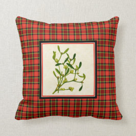 Helderheid met kersttang met  mistletoe kussen