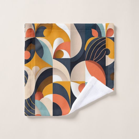 Helderheid Mid Century Modern Bad Handdoek (Wasdoekje)