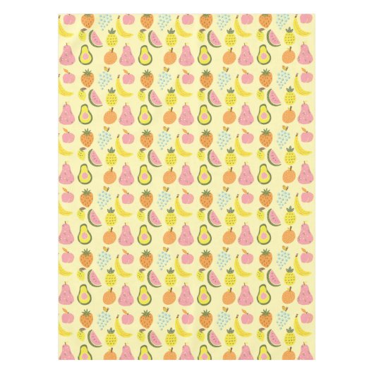 Helderheid modern tropisch fruit tafelkleed (Voorkant)