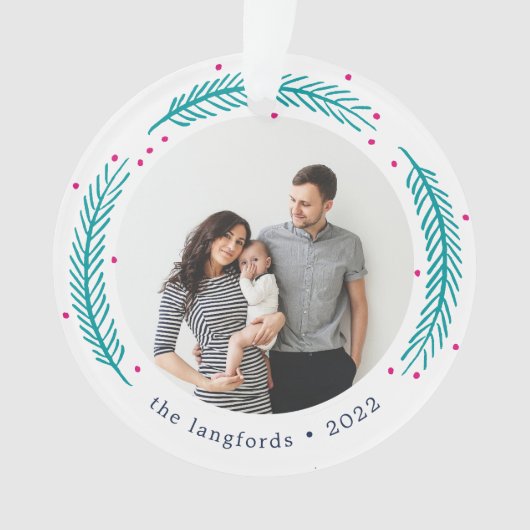 Helderheid | Moderne kerstfoto Ornament (voorkant)