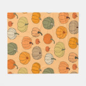 Helderheid naadloze patroonachtergrond voor  herfs fleece deken (Voorkant (Horizontaal))