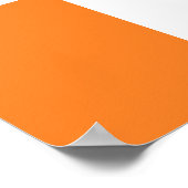 Helderheid Oranje achtergrond op een Poster (Hoek)