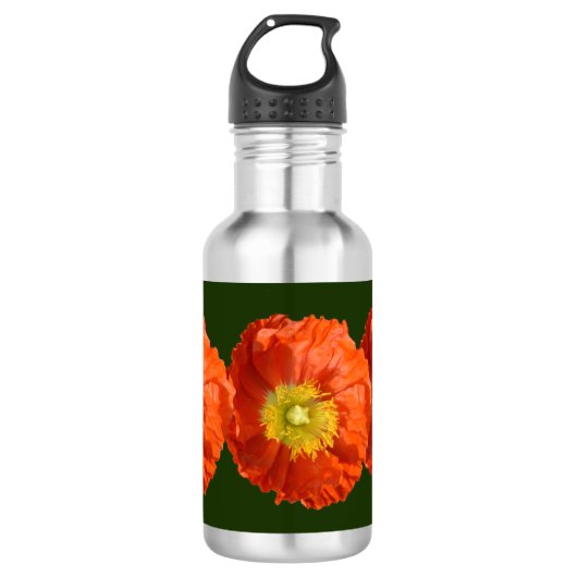 Helderheid Oranje blaasventiel Waterfles (Voorkant)
