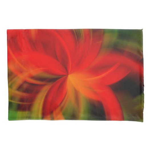 Helderheid Oranje en groen Abstract Kussensloop (Voorkant)