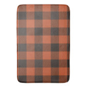 Helderheid Oranje en zwart Badmat (Voorkant Verticaal)