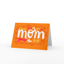Helderheid Oranje Moederdag Kaart