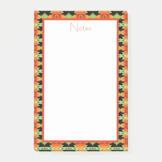 Helderheid Oranje opmerkingen op de vloer Post-it® Notes (Voorkant)