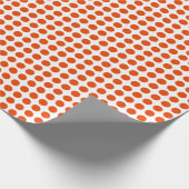 Helderheid Oranje Stippen op wit omslagpapier Cadeaupapier (Hoek)