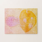 Helderheid Oranje Waterverf paddenstoel Legpuzzel (Horizontaal)