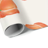 Helderheid Oranje Waterverf pompoenpatroon Cadeaupapier (Rol Hoek)