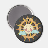 Helderheid ouroboros slang en occult symbool magneet (Voorkant / Achterkant)