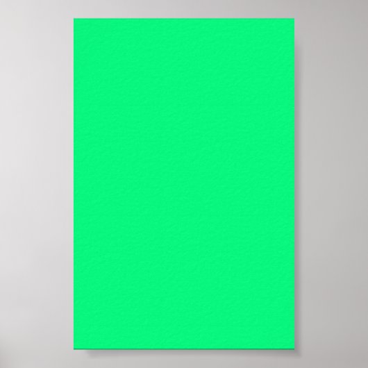 Helderheid over een groene achtergrond op een Post Poster (Voorkant)