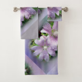 Helderheid paars bad handdoek (Insitu)