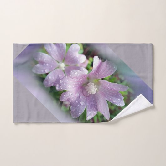Helderheid paars bad handdoek (Handdoek)