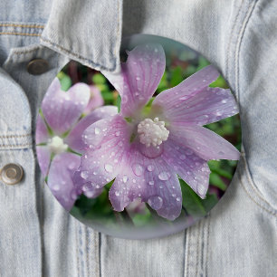 Helderheid paars ronde button 6,0 cm