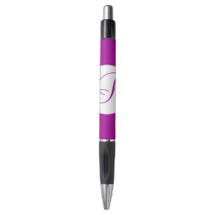 Helderheid Paarse cirkelmonogram Pen