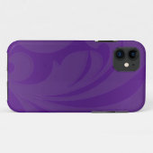 Helderheid Paarse Vlourish Case-Mate iPhone Case (Achterkant (horizontaal))