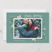 Helderheid | Prettige feestdagen Photo Holiday Kaa Feestdagenkaart (Voorkant)