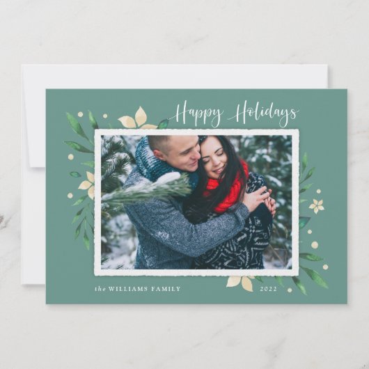 Helderheid | Prettige feestdagen Photo Holiday Kaa Feestdagenkaart (Voorkant)