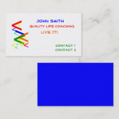 Helderheid professioneel visitekaartje (Voorkant / Achterkant)