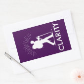 Helderheid Rechthoekige Sticker (Envelop)