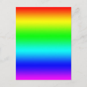 Helderheid regenboogontwerp briefkaart