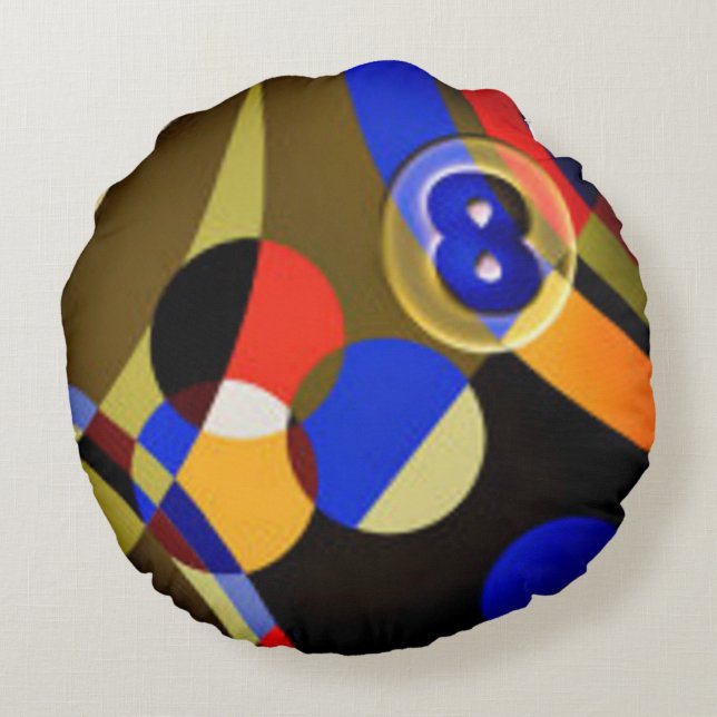 Helderheid Rond Kussen (Achterkant)
