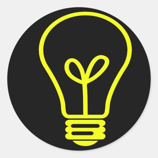 Helderheid Ronde Sticker (Voorkant)