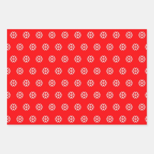 Helderheid, rood en wit gevlekt kerstfeest inpakpapier vel (Voorkant 2)