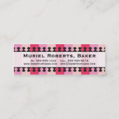 Helderheid roze Visitekaartjes (Achterkant)