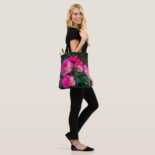 Helderheid Rozen Tote Bag (Op model)