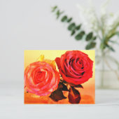 Helderheid Rozen Uitnodiging Briefkaart (Staand voorkant)