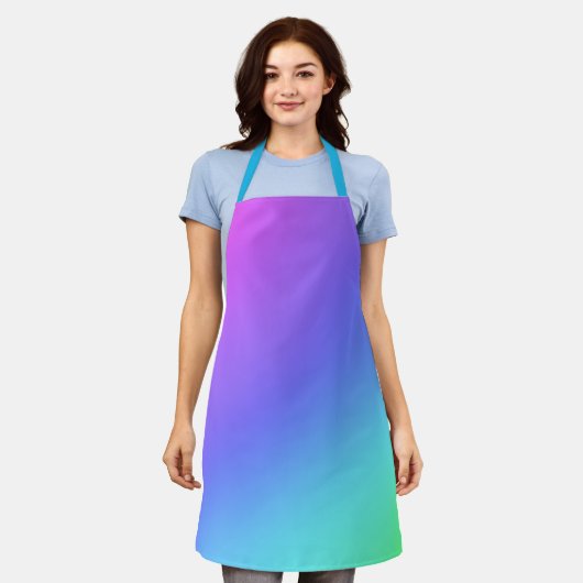 Helderheid Schort hellende regenboogkleuren (Gedragen)