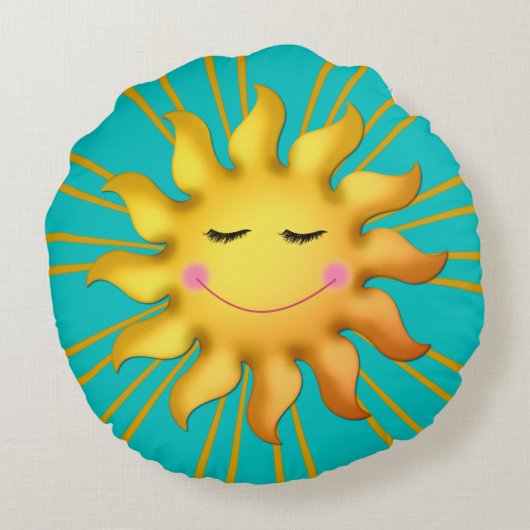 Helderheid Sierkussen op zondag rond dag Rond Kussen (Achterkant)