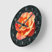 Helderheid sinaasappel roos ronde klok (Hoek)